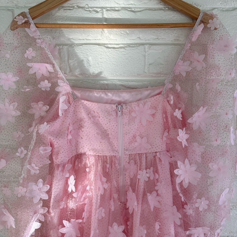 Pink Floral Dress - Picture 11 of 11